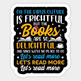 Bookish Christmas Gift Sticker